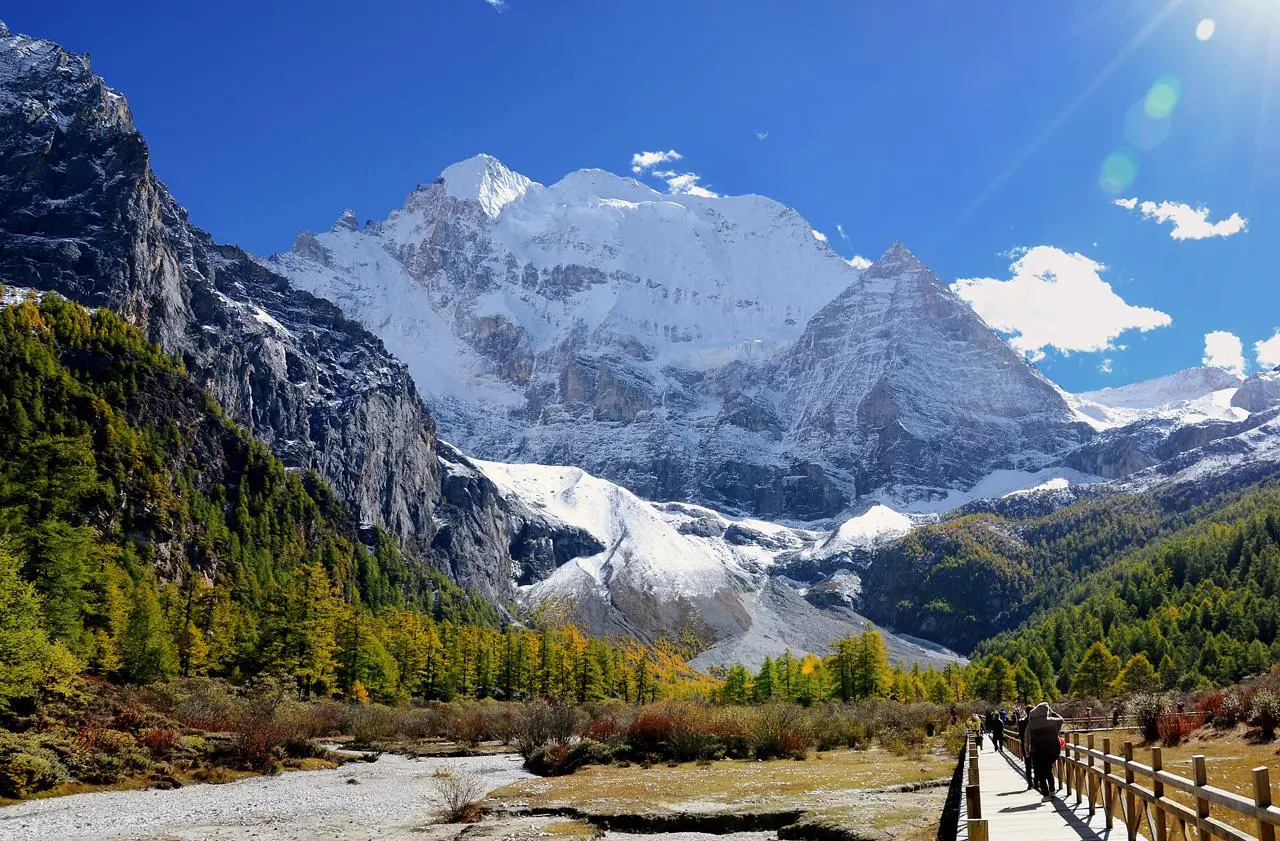 Xiannairi Mountain in Yading