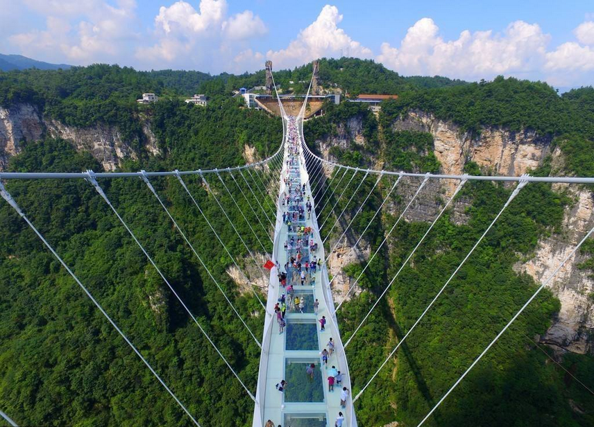 Glass Bridge Zhangjiajie Grand Canyon
