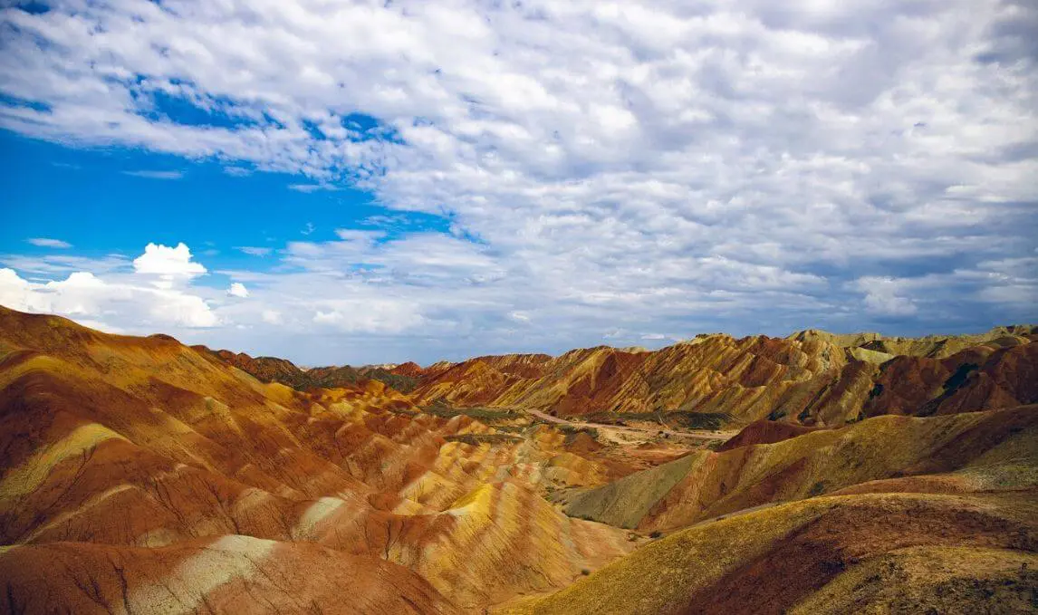 Popular Destinations in China: Zhangye Rainbow Mountain