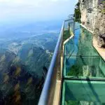 Mountain glass walkway, Tianmen Mountain