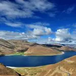 scenery of Yamdrok Lake