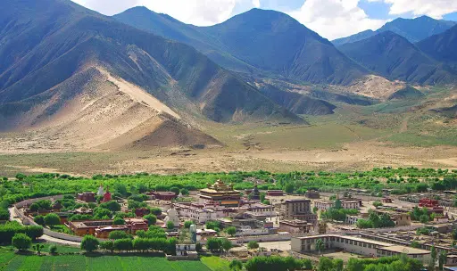 Samye monastery full view