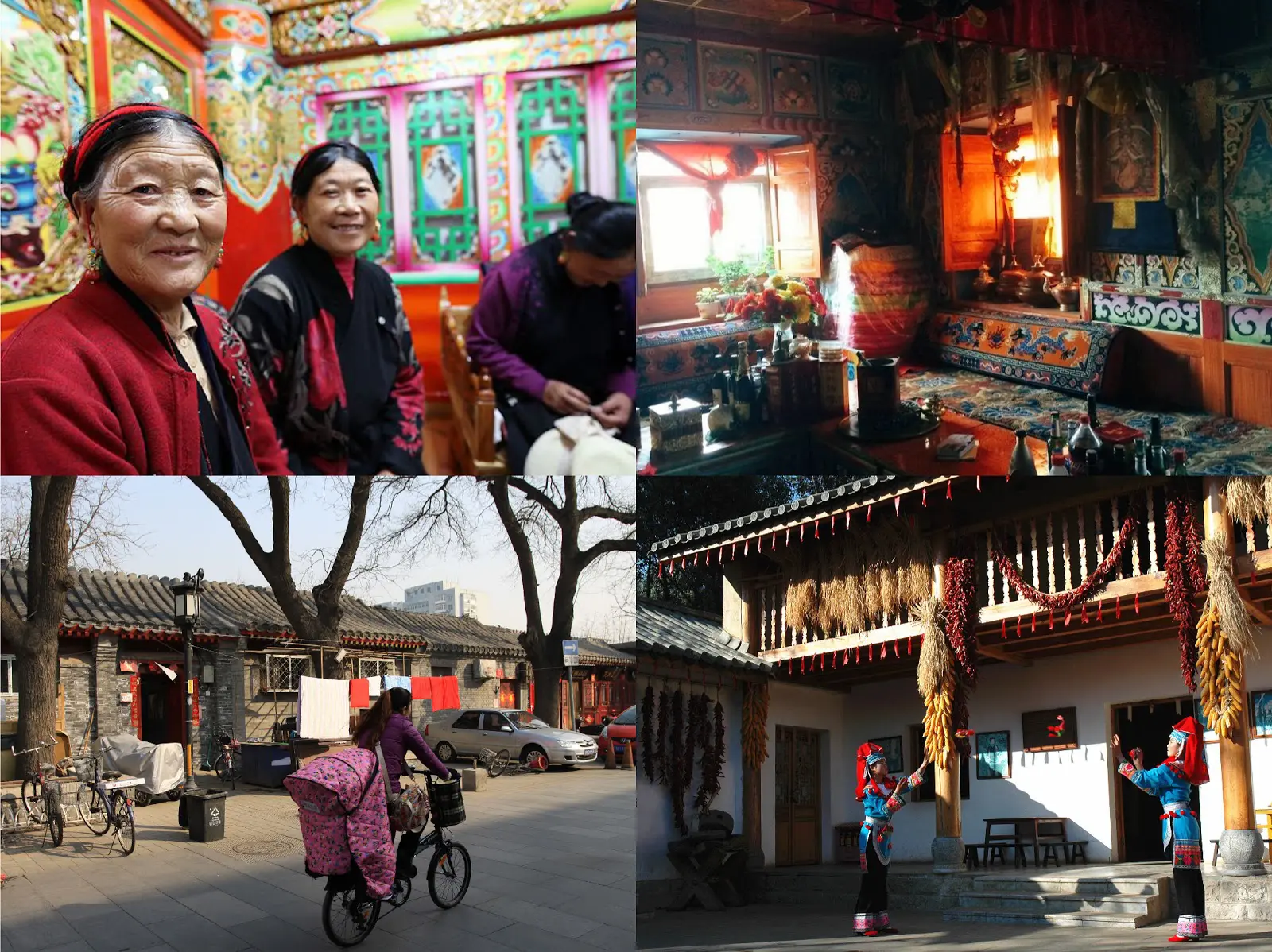 Visit for Beijing Hutong family, Tibetan family, Naxi people