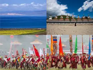 Qinghai Lake, Kumbum Monastery, Yushu Horse Racing Festival