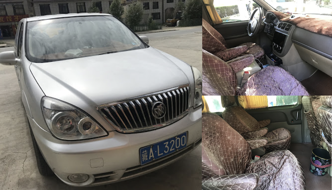 7-seat Buick minivan Tibet