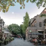 Cafes at the French Concession in Shanghai