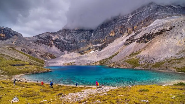 Beautiful Milk Lake in Daocheng Yading Nature Reserve