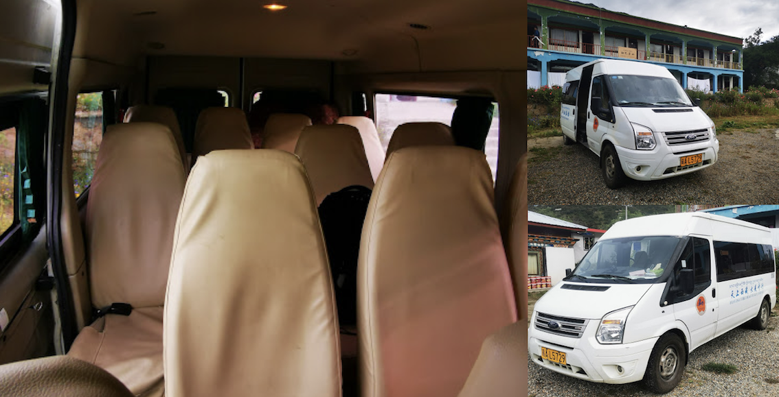 15-seats Ford Transit van Tibet