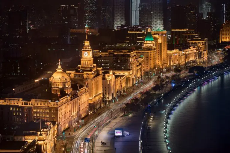Shanghai Bund by night