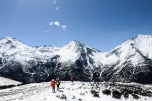 Climbing at Mount Siguniang
