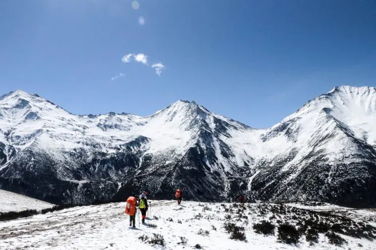 Climbing at Mount Siguniang