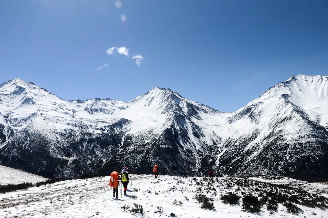 Climbing at Mount Siguniang