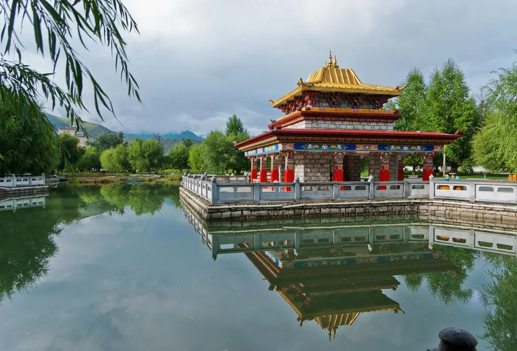 Huxin Palace at Norbulingka Lhasa
