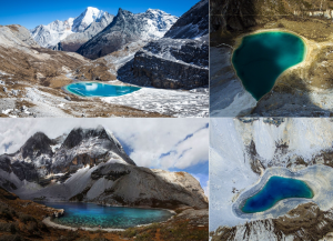 Daocheng Yading Milk lake and Five-colored lake