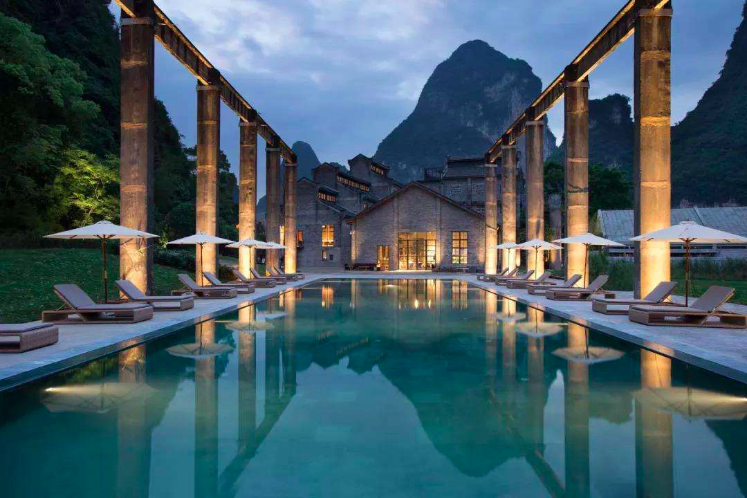 Luxury courtyard hotel in Yangshuo