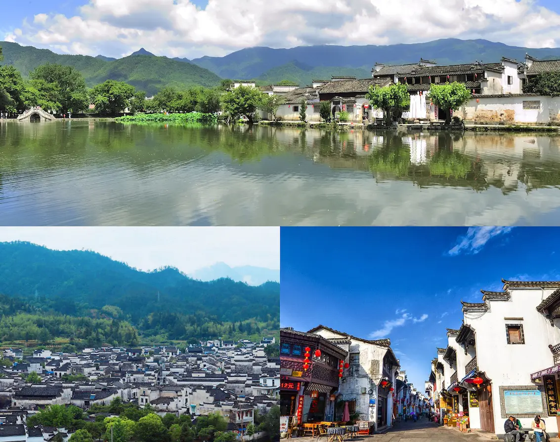 Hongcun and Xidi villages, Tunxi old street
