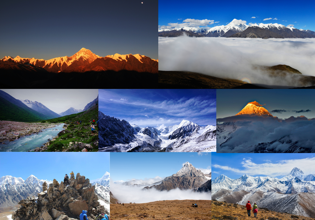 Mt Minya Konka great loop hiking