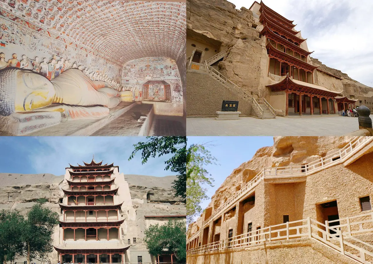 Mogao Caves in Dunhuang, a UNESCO World Heritage site and one of China’s top cultural attractions