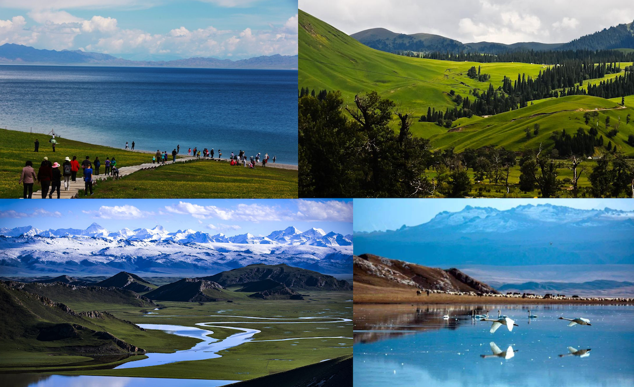 Northern Xinjiang: Sayram Lake, Narat Grassland, Bayanbulak Grassland and Swan Lake