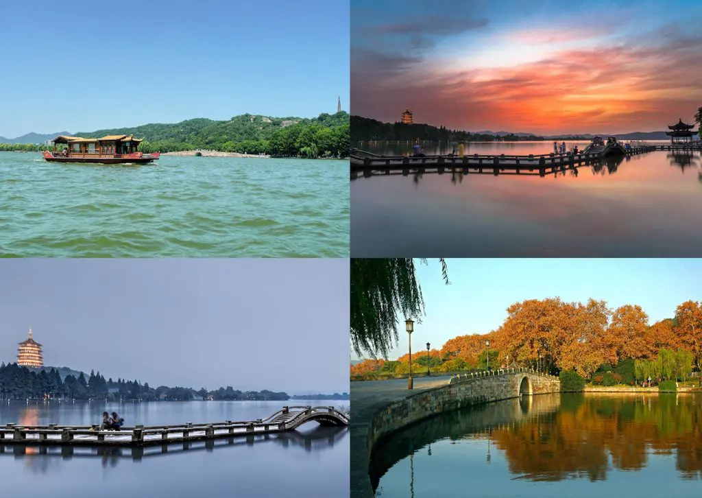 West Lake in Hangzhou, a UNESCO World Heritage site and one of China’s top scenic attractions