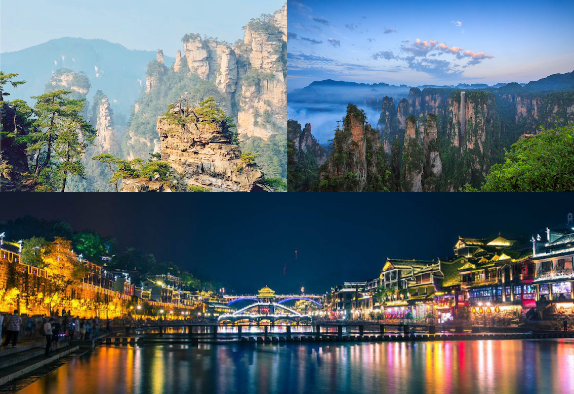 Zhangjiajie National Park and Fenghuan Old Town