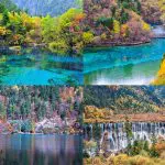 Jiuzhaigou National Park in Autumn Sichuan China