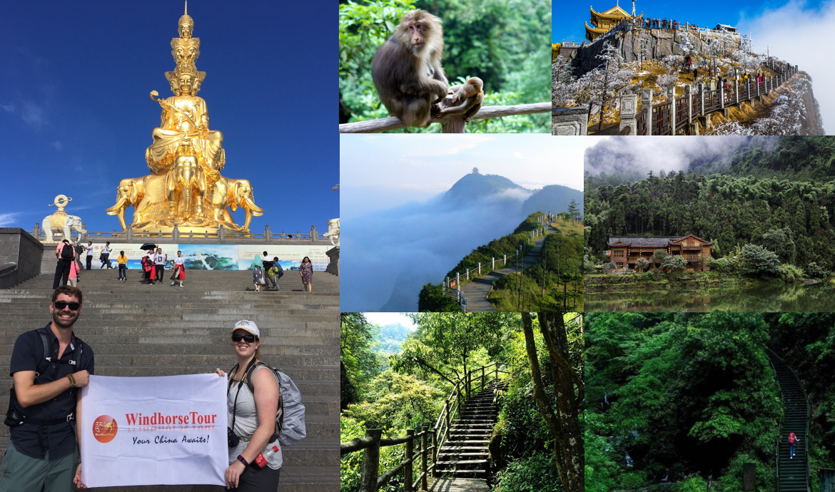 Trekking at Mount Emei