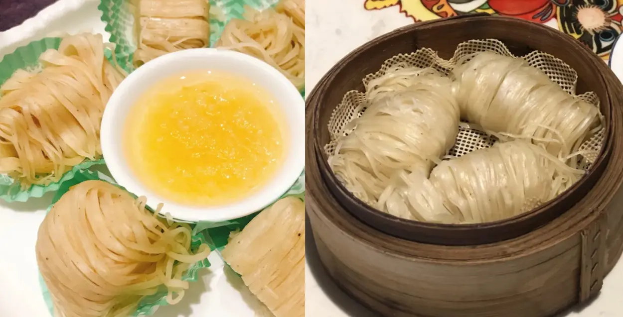 Pine Cone-like Rolled Noodle