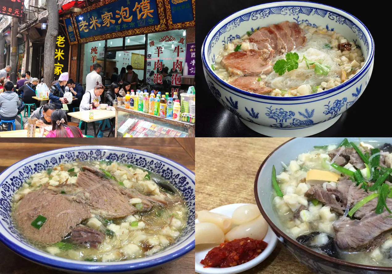 Pita Bread Soaked in Lamb Soup