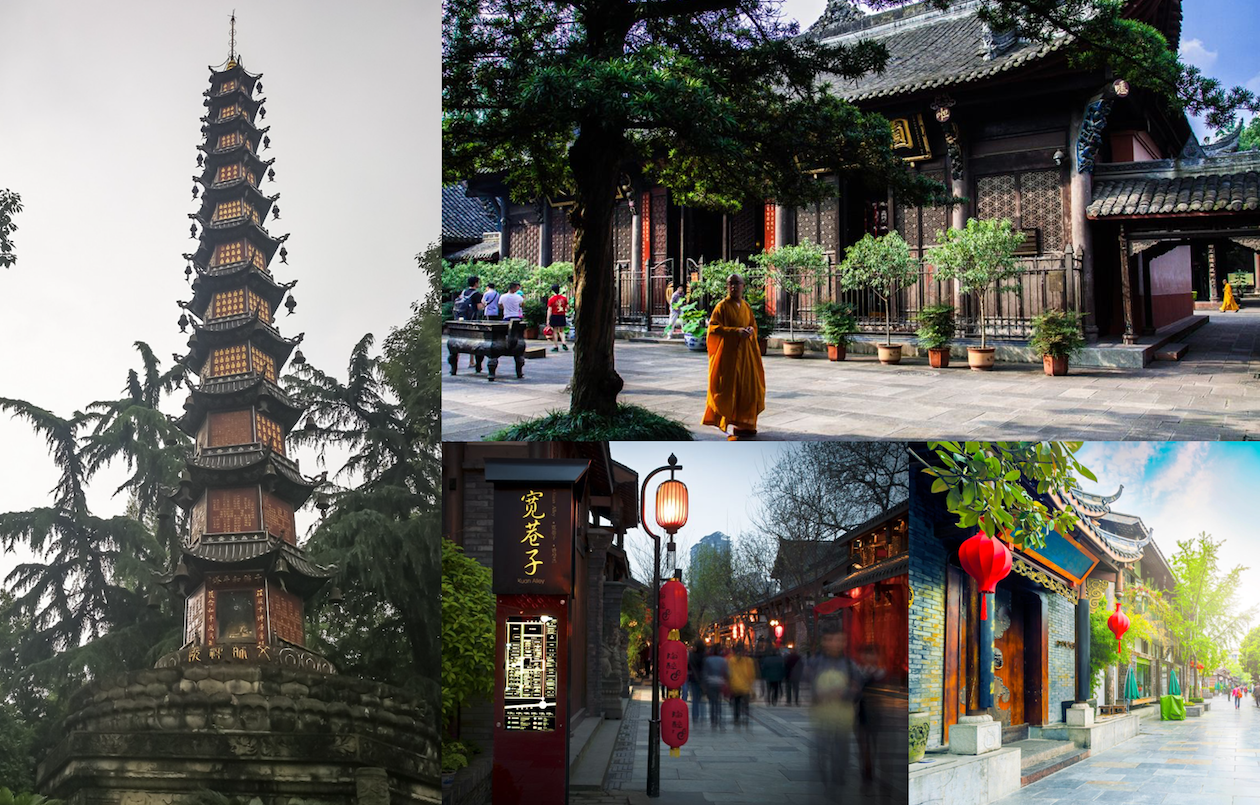 Wenshu Monastery, Wide and Narrow Alleys