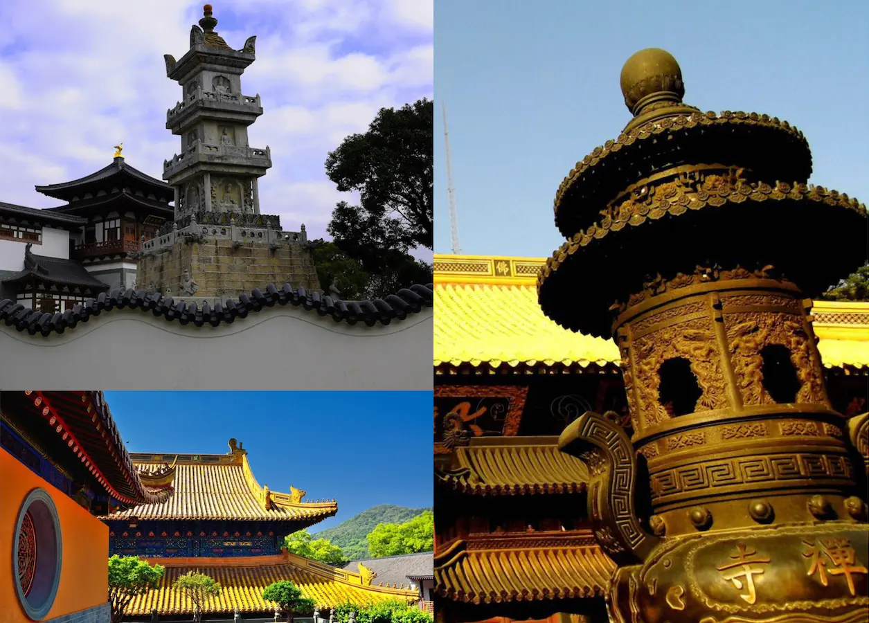 Famous temples at Mount Putuo