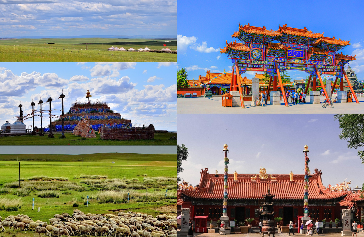 Xilamuren grassland and Dazhao temple