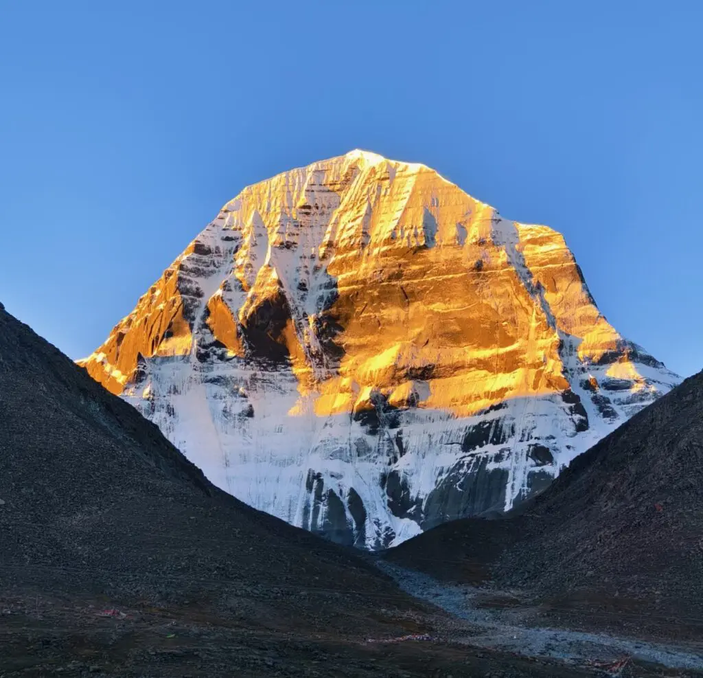 Sunset over sacred Mount Kailash, Tibet