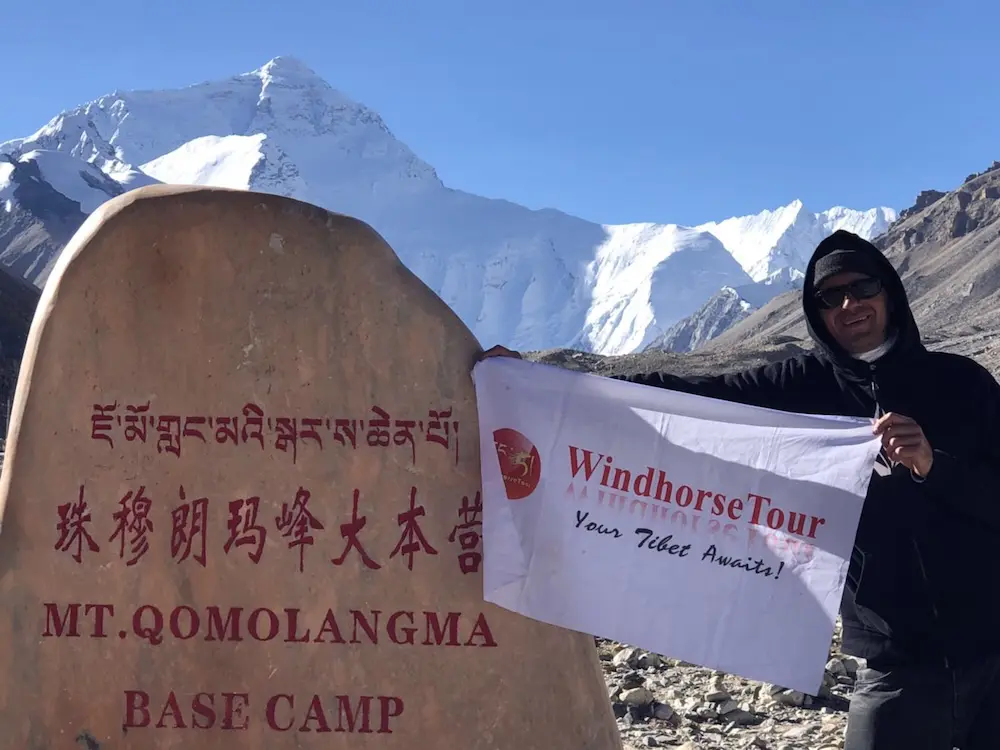 tibet trip cost everest base camp north face view