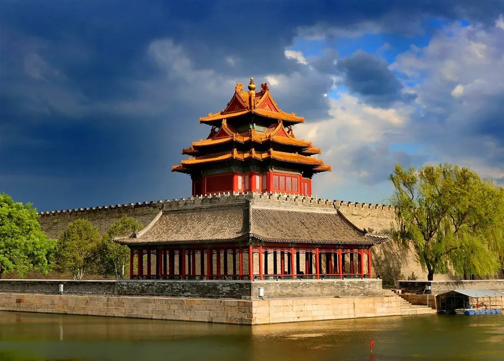 Corner tower at Forbidden city