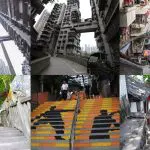 Magic terrains in Chongqing downtown