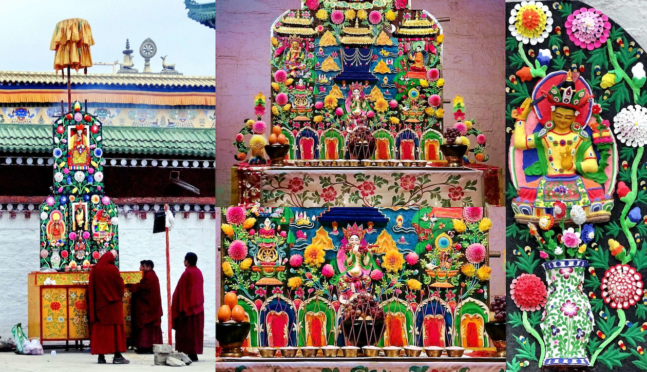 Butter flower festival at Gomang monastery