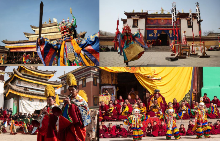 Cham dance at Gomar monastery