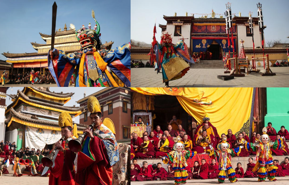 Cham dance at Gomar monastery