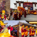 Monlam festival pilgrimage circuit at Gomar monastery