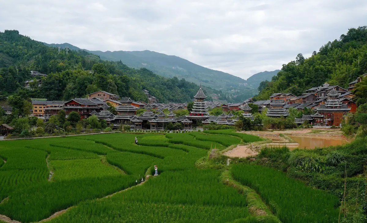 Zhaoxing Dong village summer