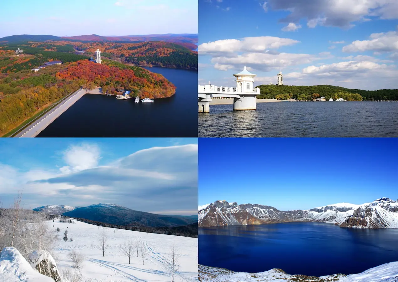 Changbaishan mountain and Jingyuetan scenic area