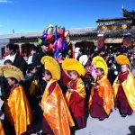 Monlam festival pilgrimage circuit at Lower Wutun village