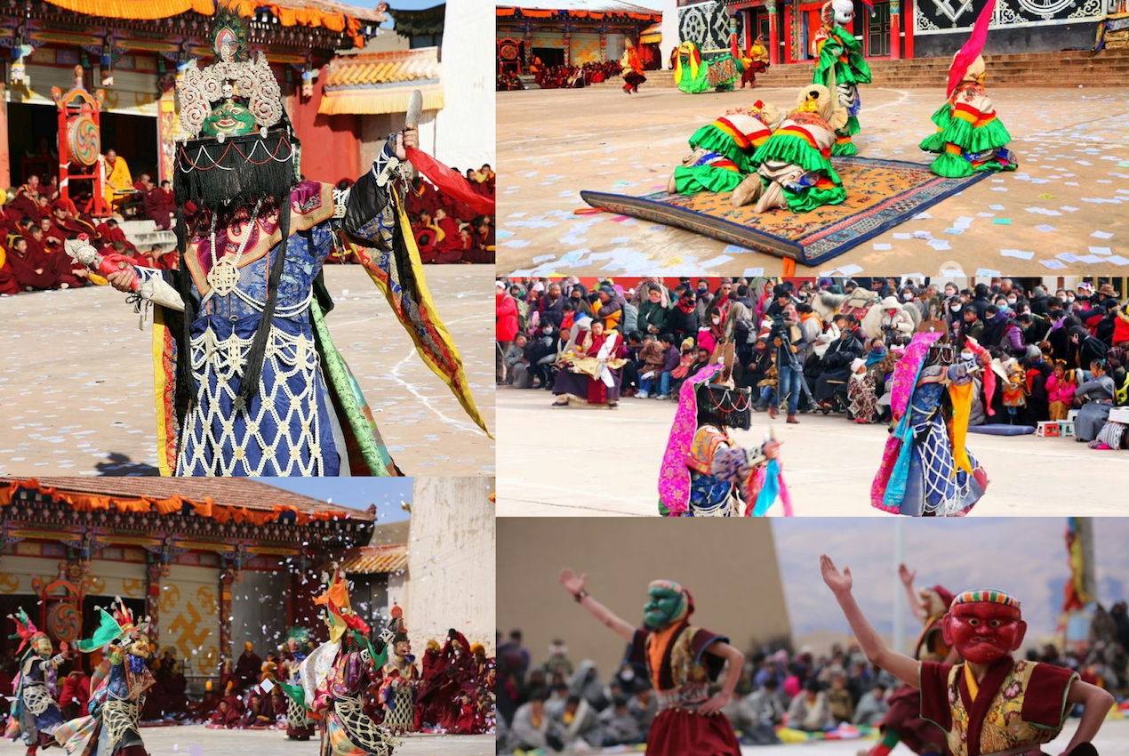 Nangshuk monastery Cham dance