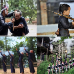 Basha Miao village customs: haircut and gun-carrying