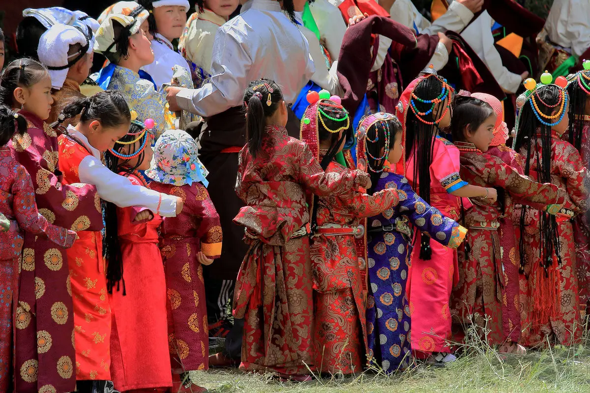 Kids at Shaman festival