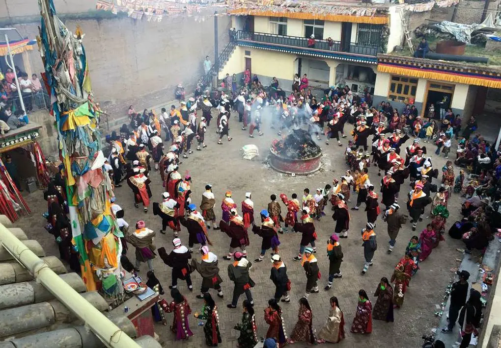 Shaman festival at Wutun village