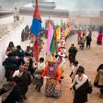 Jelwery show parade at Xicang monastery