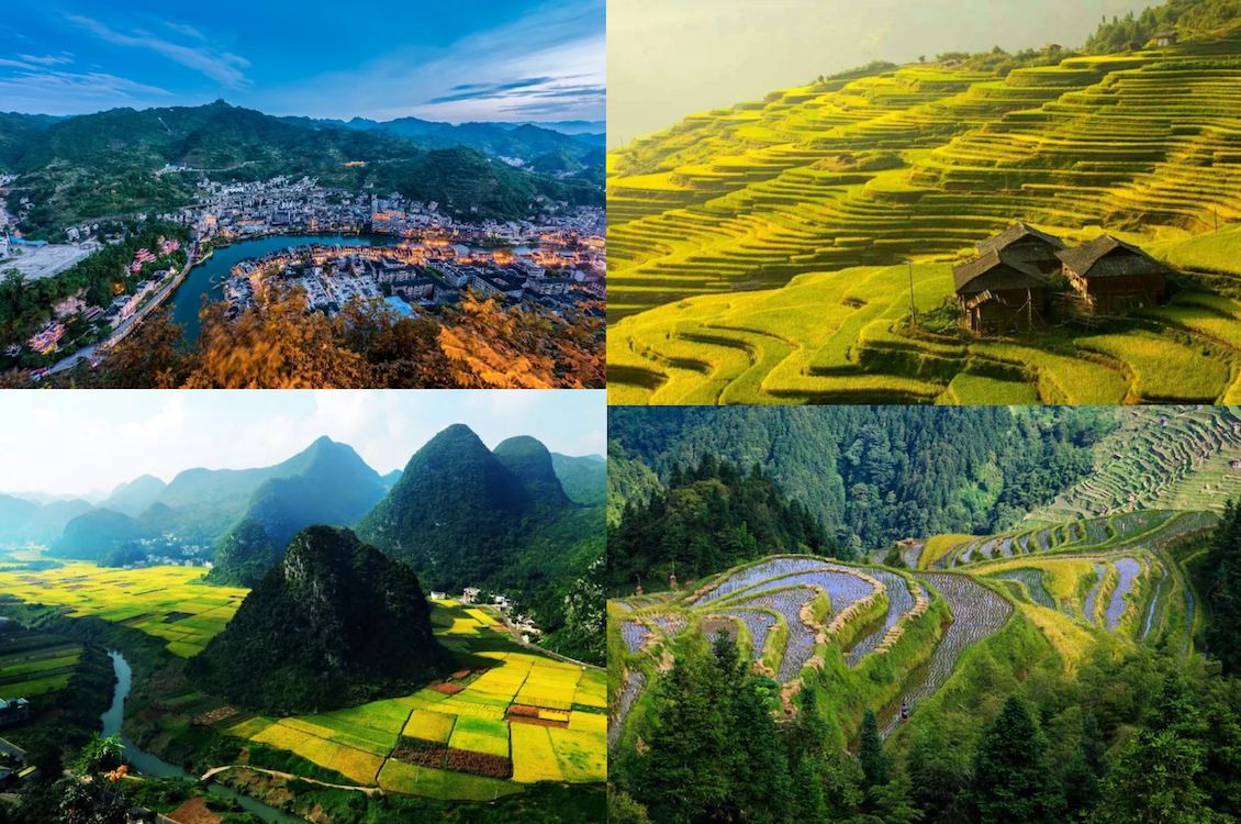 Zhenyuan, Wanfenglin, Jiabang rice terrace