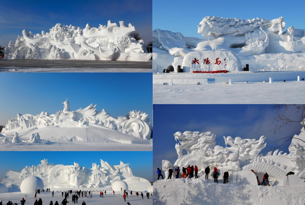 Spectacular ice castles and glowing sculptures at the Harbin Ice and Snow Festival, a top winter attraction in northern China